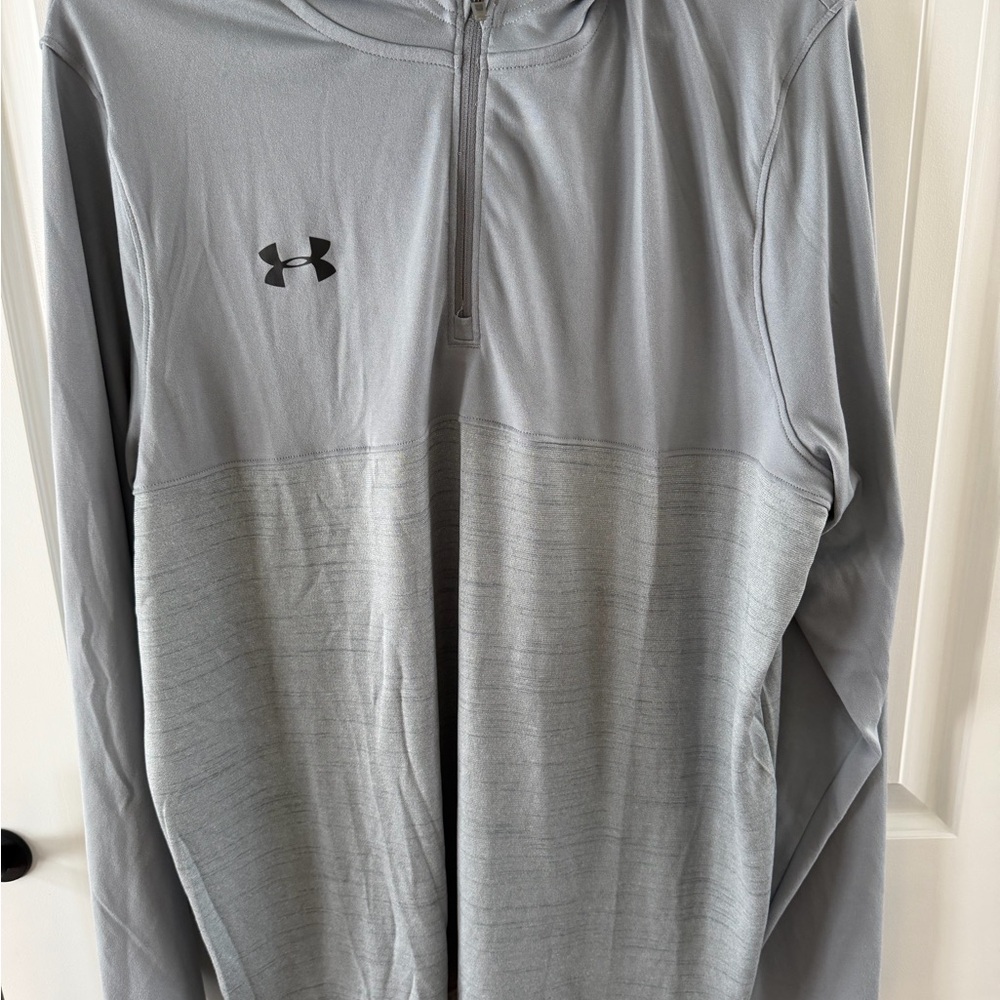 Under Armour Light Gray Performance Pullover